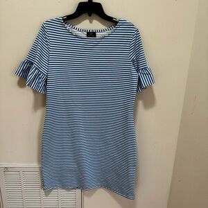 SAILOR-SAILOR Striped UPF 50+ Dockside Dress medium